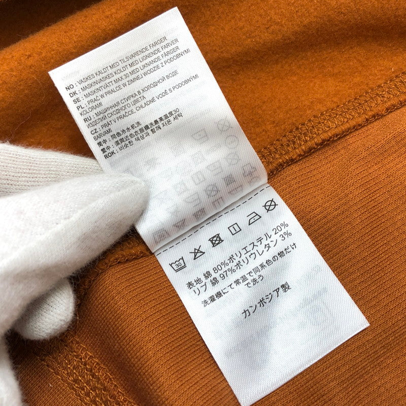 【現状渡し品】【メンズ】 Carhartt カーハート Half Zip American Script Sweat ハーフジップ スウェット 長袖 トップス 142-260219-rs-02-fur サイズ：S カラー：ブラウン 万代Net店