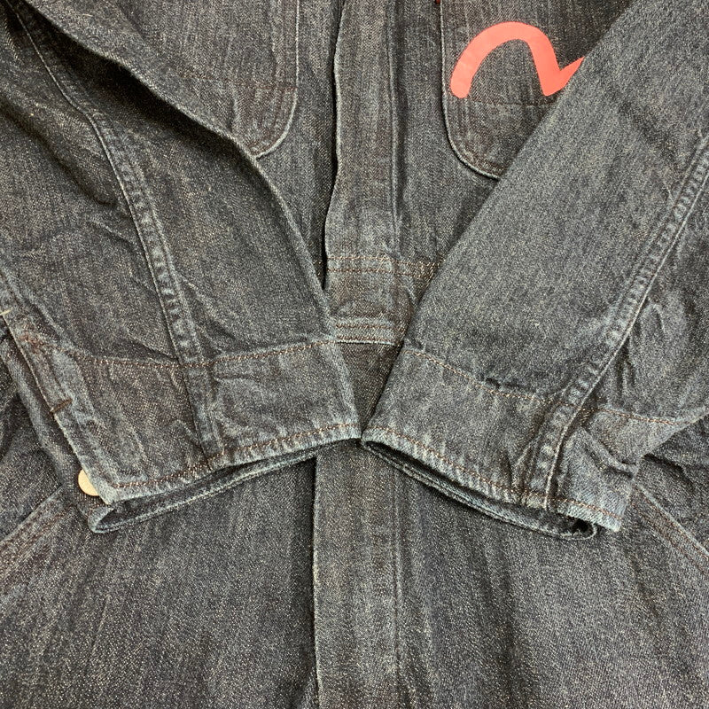 【中古品】【メンズ】 EVISU エヴィス LOT.1200 ビッグカモメ ALL-IN-ONE オールインワン つなぎ 156-261001-kh-14-izu サイズ：38 カラー：インディゴ 万代Net店