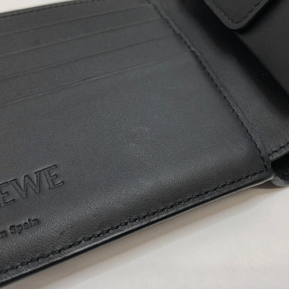 【中古品】【メンズ/レディース】 LOEWE ロエベ C660501X03 バイフォールド コインウォレット 二つ折り 財布 181-261026-rs-05-fur カラー：ブラック 万代Net店