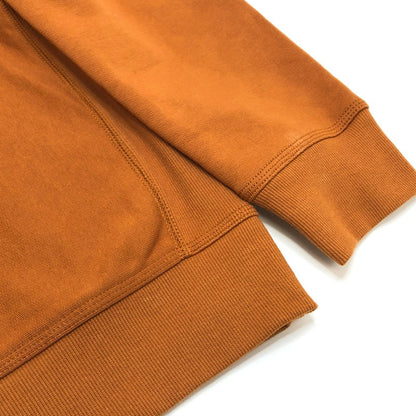 【現状渡し品】【メンズ】 Carhartt カーハート Half Zip American Script Sweat ハーフジップ スウェット 長袖 トップス 142-260219-rs-02-fur サイズ：S カラー：ブラウン 万代Net店