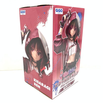 【未使用品】 ぶいすぽ スケールフィギュア 如月れん -Play with pint- 054-260313-mo-02-fur 万代Net店