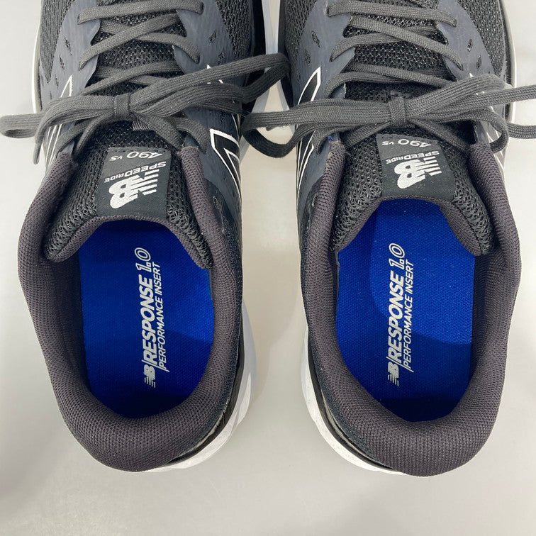【中古品】【メンズ】 NEW BALANCE ニューバランス M490LB5 ランニングシューズ スニーカー 本体のみ（箱なし） 162-251102-WA-05-iwa サイズ：26 カラー：ブラック系 万代Net店