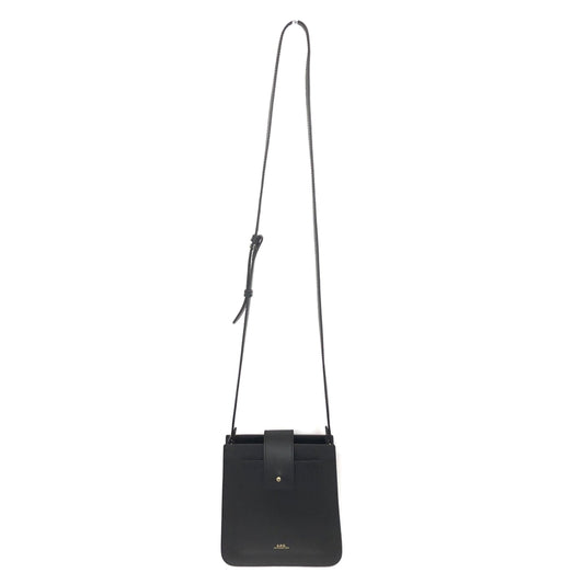 【中古品】【レディース】 A.P.C. アーペーセー ALBANE アルバン ネックポーチ ポシェット ショルダーバッグ 鞄 188-261026-rs-07-fur カラー：ブラック 万代Net店