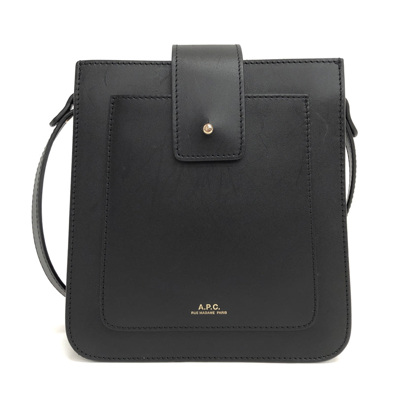 【中古品】【レディース】 A.P.C. アーペーセー ALBANE アルバン ネックポーチ ポシェット ショルダーバッグ 鞄 188-261026-rs-07-fur カラー：ブラック 万代Net店