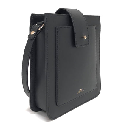 【中古品】【レディース】 A.P.C. アーペーセー ALBANE アルバン ネックポーチ ポシェット ショルダーバッグ 鞄 188-261026-rs-07-fur カラー：ブラック 万代Net店