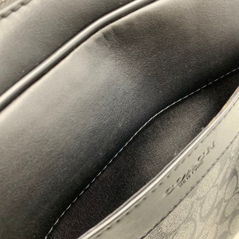 【中古品】【メンズ/レディース】 COACH コーチ F54788 シグネチャー PVC SHOULDER BAG ショルダー バッグ カバン 鞄 188-260827-cs-25-izu カラー：ブラック 万代Net店