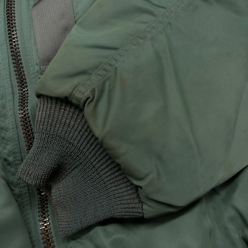 【現状渡し品】【メンズ】 ALPHA INDUSTRIES アルファインダストリーズ B-15D ボアカラーフライトジャケット ミリタリー アウター 145-250121-hn-04-fur サイズ：M カラー：グリーン系 万代Net店