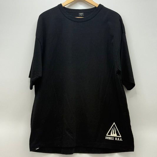 【中古品】【メンズ】 AVIREX アヴィレックス SCORPIONS T-SHIRT 783-3934022 半袖Tシャツ トップス 145-260629-sa-01-fur サイズ：L カラー：ブラック 万代Net店