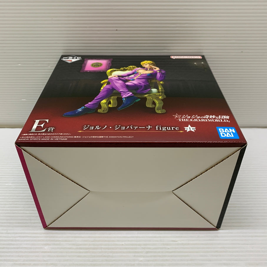 【中古品】 一番くじ ジョジョの奇妙な冒険 THE★JOJO WORLD E賞 ジョルノ・ジョバァーナ フィギュア 箱あり バンダイ 051-260817-YT-02-min 万代Net店