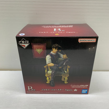 【中古品】 一番くじ ジョジョの奇妙な冒険 -THE★JOJO WORLD- B賞 ジョセフ・ジョースター フィギュア 箱あり バンダイ 051-260817-YT-03-min 万代Net店