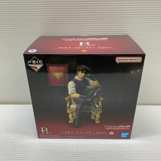 【中古品】 一番くじ ジョジョの奇妙な冒険 -THE★JOJO WORLD- B賞 ジョセフ・ジョースター フィギュア 箱あり バンダイ 051-260817-YT-03-min 万代Net店