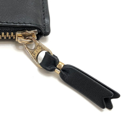 【中古品】【メンズ/レディース】 COMME des GARCONS コムデギャルソン Huge Logo Wallet SA3100HL コインケース ロゴ L字ファスナー 小銭入れ お札入れ ウォレット 財布 200-250909-rs-02-fur カラー：ブラック 万代Net店
