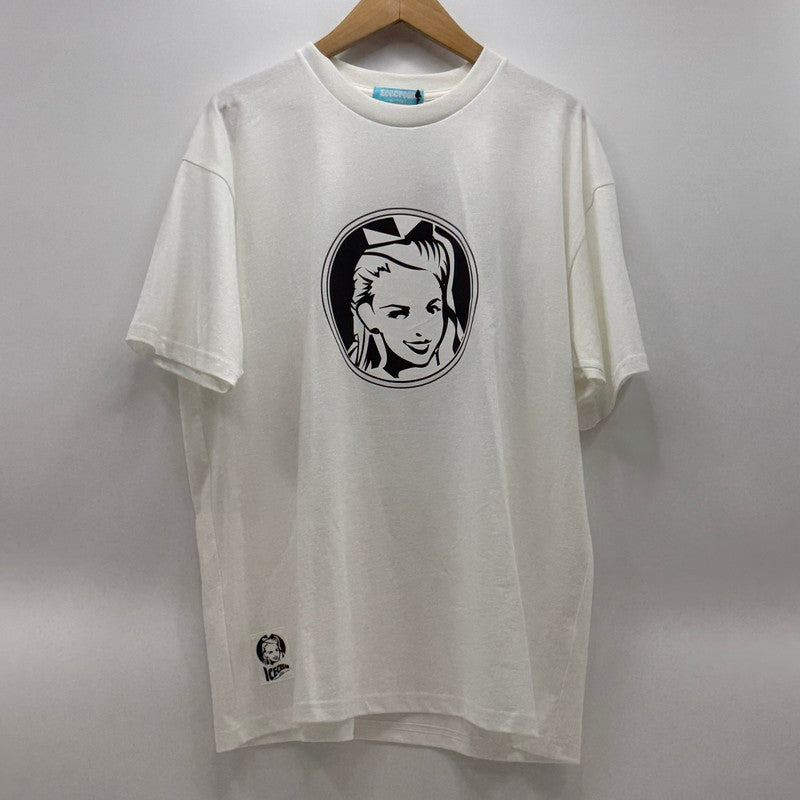【中古品】【メンズ】 ICE CREAM アイスクリーム FRONT PRINT COTTON T-SHIRT ICEJP253T003 フロントプリントコットンTシャツ 半袖Tシャツ トップス 142-260629-sa-02-fur サイズ：M カラー：ホワイト 万代Net店