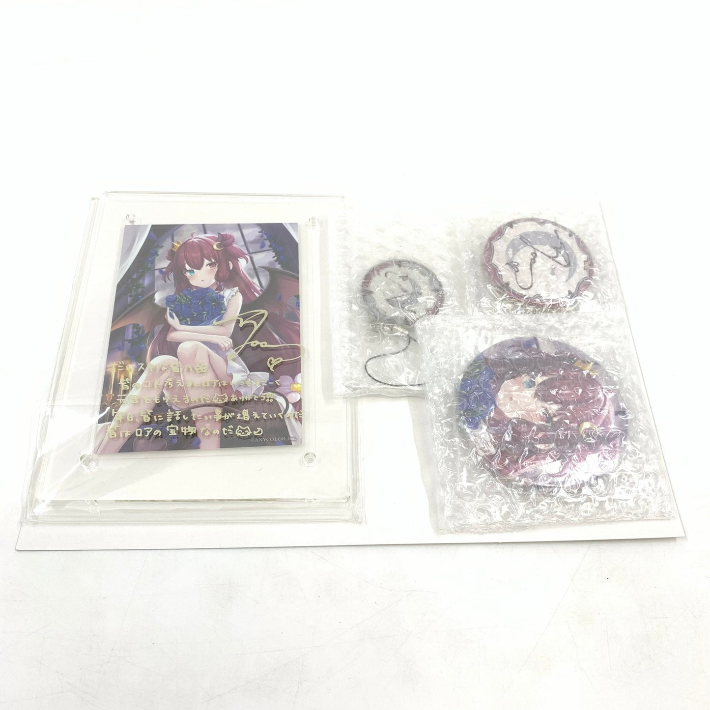 【中古美品】 にじさんじ 夢月ロア 誕生日 グッズ＆ボイス 2023 フルセット おもちゃ 054-250922-ko-01-fur 万代Net店