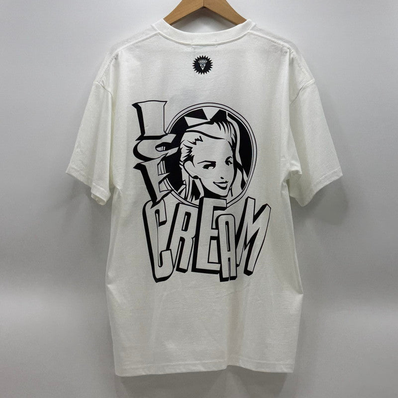 【中古品】【メンズ】 ICE CREAM アイスクリーム FRONT PRINT COTTON T-SHIRT ICEJP253T003 フロントプリントコットンTシャツ 半袖Tシャツ トップス 142-260629-sa-02-fur サイズ：M カラー：ホワイト 万代Net店