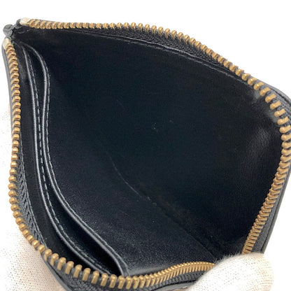 【中古品】【メンズ/レディース】 COMME des GARCONS コムデギャルソン Huge Logo Wallet SA3100HL コインケース ロゴ L字ファスナー 小銭入れ お札入れ ウォレット 財布 200-250909-rs-02-fur カラー：ブラック 万代Net店