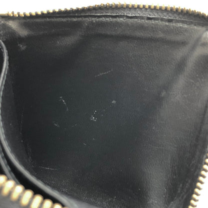 【中古品】【メンズ/レディース】 COMME des GARCONS コムデギャルソン Huge Logo Wallet SA3100HL コインケース ロゴ L字ファスナー 小銭入れ お札入れ ウォレット 財布 200-250909-rs-02-fur カラー：ブラック 万代Net店
