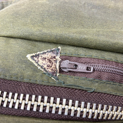 【現状渡し品】【メンズ】 Barbour バーブァー A200 ENGLAND製 1988年製 3ワラント 80S BORDER OILED JACKET 80年代 ボーダー オイルドジャケット アウター 長袖 144-250525-ma-05-izu サイズ：C42/107cm カラー：カーキ系 万代Net店