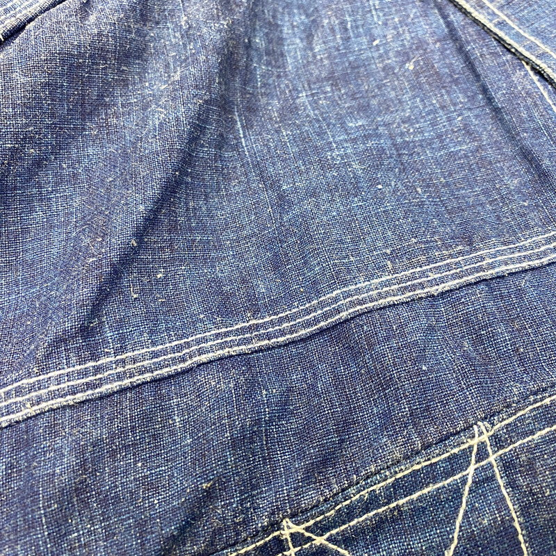 【中古品】【メンズ】 PARAMAS 4509 LINEN ZIP JACKET リネン ジップ ジャケット アウター 147-260907-cs-13-izu サイズ：3 カラー：インディゴ 万代Net店