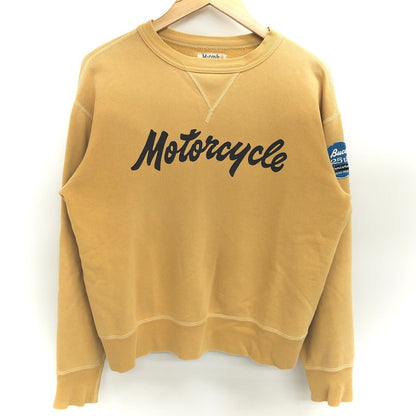 【現状渡し品】【メンズ】 The REAL McCOY'S ザリアルマッコイズ Motorcycle Sweat Buco25th モーターサイクル スウェット トレーナー 長袖 トップス アメカジ系 145-250909-rs-04-fur サイズ：M カラー：マスタード・イエロー系 万代Net店