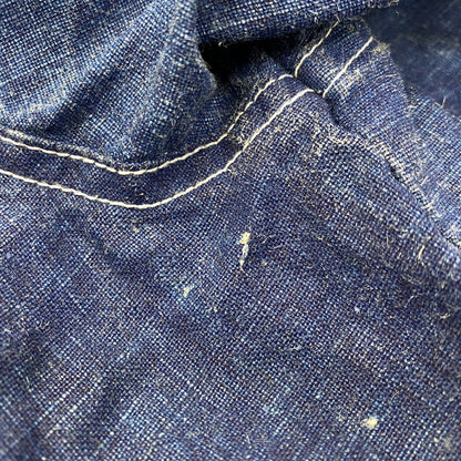 【中古品】【メンズ】 PARAMAS 4509 LINEN ZIP JACKET リネン ジップ ジャケット アウター 147-260907-cs-13-izu サイズ：3 カラー：インディゴ 万代Net店