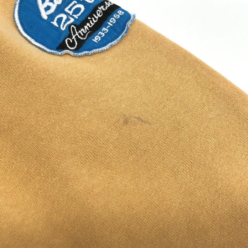 【現状渡し品】【メンズ】 The REAL McCOY'S ザリアルマッコイズ Motorcycle Sweat Buco25th モーターサイクル スウェット トレーナー 長袖 トップス アメカジ系 145-250909-rs-04-fur サイズ：M カラー：マスタード・イエロー系 万代Net店