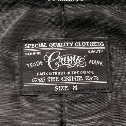 【現状渡し品】【メンズ】 CRIMIE クライミー JACKET ストライプ ジャケット アウター 142-250122-rs-03-fur サイズ：M カラー：チャコールグレー系 万代Net店