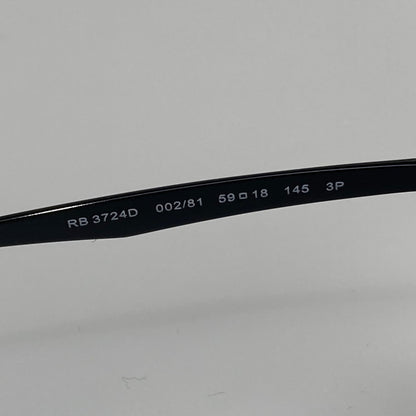 【中古品】【メンズ】 Ray-Ban レイバン RB3724D サングラス BLACK 203-251103-WA-08-iwa サイズ：59□18 145 カラー：ブラック ダークグレー 万代Net店
