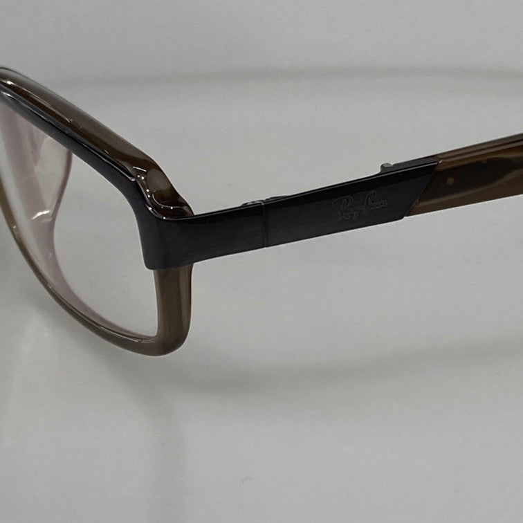 【中古品】【メンズ】 Ray-Ban レイバン RB5297D メガネフレーム 203-251103-WA-09-iwa サイズ：55ロ17-140 カラー：ブラウン系 万代Net店