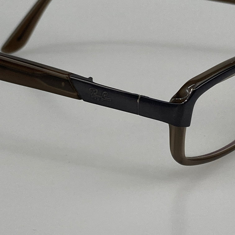 【中古品】【メンズ】 Ray-Ban レイバン RB5297D メガネフレーム 203-251103-WA-09-iwa サイズ：55ロ17-140 カラー：ブラウン系 万代Net店