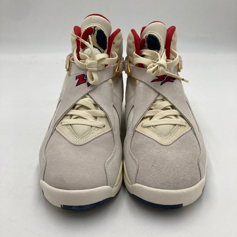 【中古美品】【メンズ】 NIKE ナイキ SOLEFLY × NIKE FJ2850-107 AIR JORDAN ８ RETRO SP MI CASA ES SU CASA 靴 スニーカー 160-250628-NS-04-iwa サイズ：27.5cm カラー：メタリック ゴールド-フォシル-バーシティー レッド 万代Net店