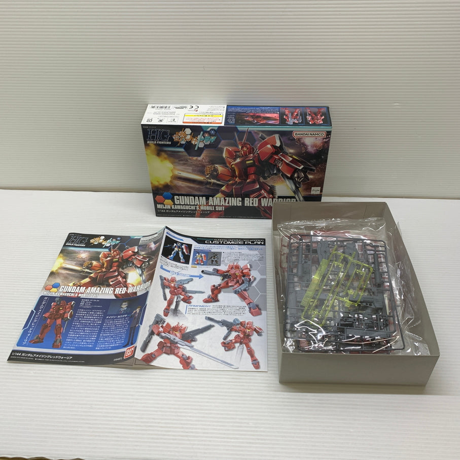 【現状渡し品】 1/144 HGBF ガンダム アメイジングレッドウォーリア ガンプラ 未組立 箱あり バンダイ 058-260817-YT-08-min 万代Net店
