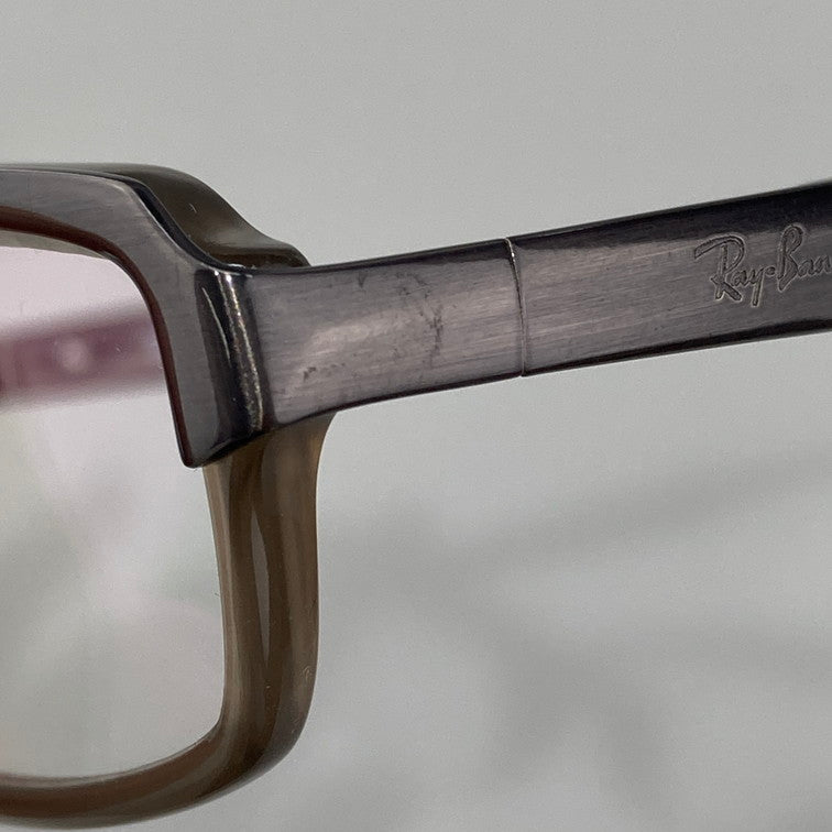 【中古品】【メンズ】 Ray-Ban レイバン RB5297D メガネフレーム 203-251103-WA-09-iwa サイズ：55ロ17-140 カラー：ブラウン系 万代Net店