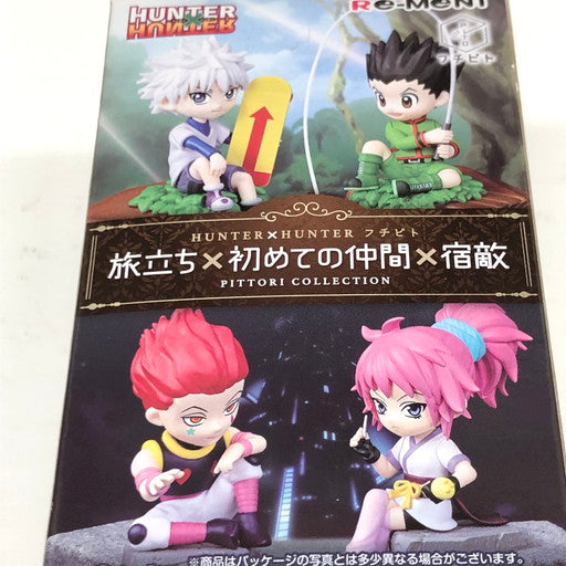 【中古品】 HUNTER×HUNTER フチピト 旅立ち×初めての仲間×宿敵 ゴン/キルア/クラピカ/レオリオ/ヒソカ/マチ フィギュア 全6種セット 051-260812-ma-01-fur 万代Net店