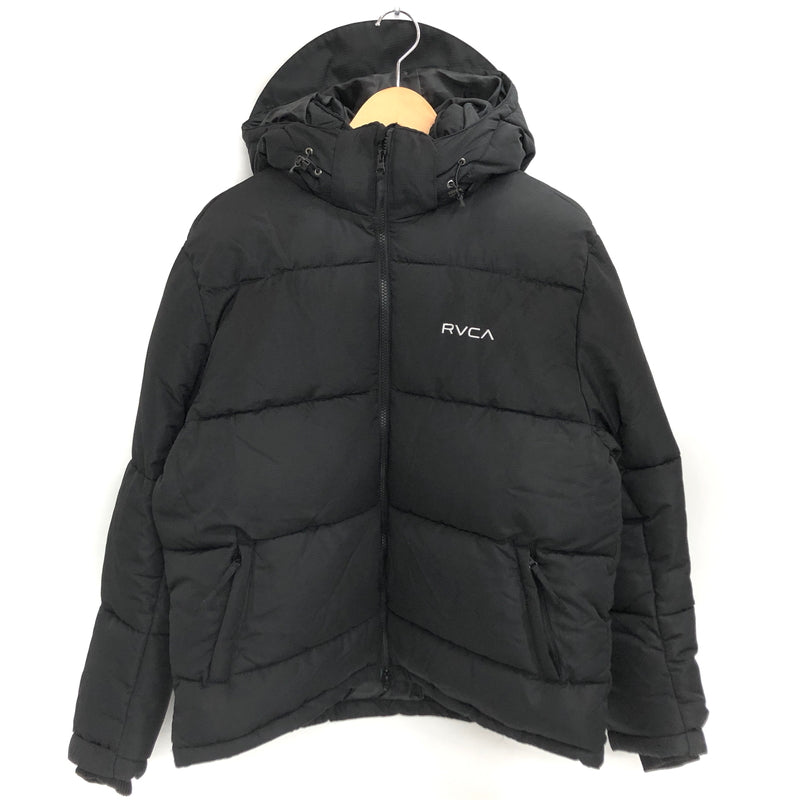 【中古品】【メンズ】 RVCA ルーカ PUFFER JACKET BE042767 パファージャケット 中綿 アウター 142-261028-rs-01-fur サイズ：M カラー：ブラック 万代Net店