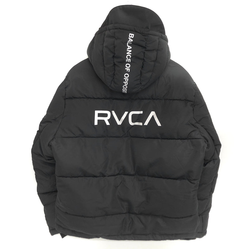 【中古品】【メンズ】 RVCA ルーカ PUFFER JACKET BE042767 パファージャケット 中綿 アウター 142-261028-rs-01-fur サイズ：M カラー：ブラック 万代Net店