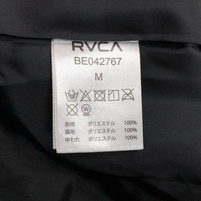 【中古品】【メンズ】 RVCA ルーカ PUFFER JACKET BE042767 パファージャケット 中綿 アウター 142-261028-rs-01-fur サイズ：M カラー：ブラック 万代Net店