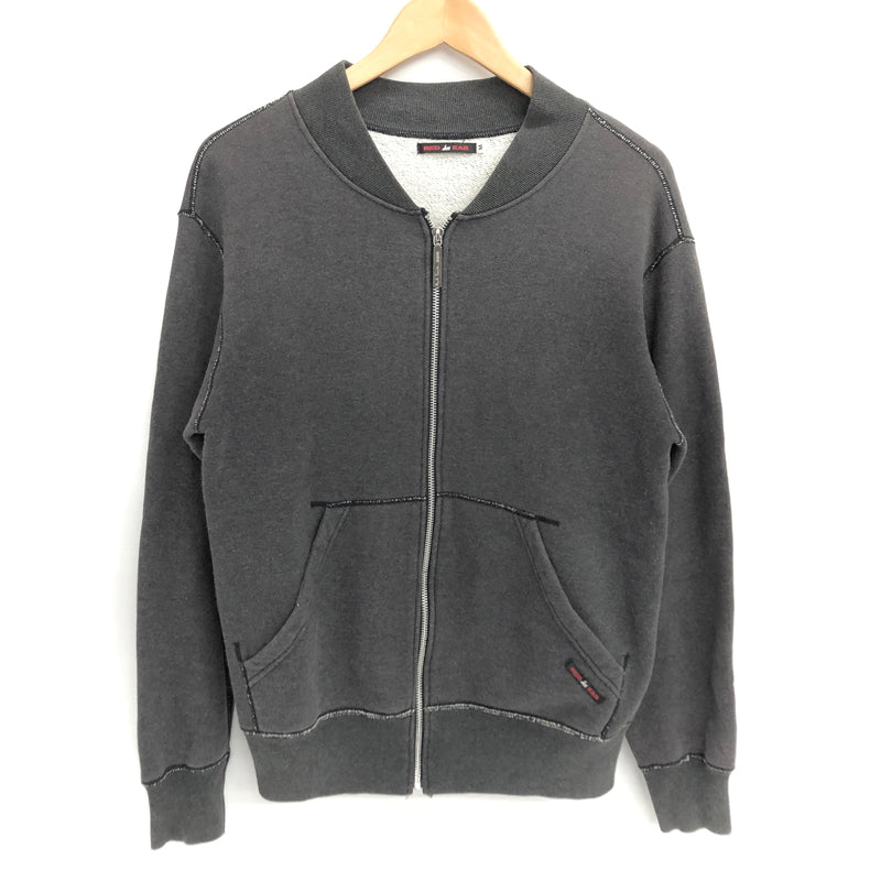 【中古品】【メンズ】 PAUL SMITH ポール・スミス RED EAR ジップスウェット ブルゾン 長袖 トップス 古着 141-261028-rs-02-fur サイズ：M カラー：チャコール系 万代Net店