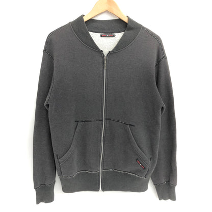 【中古品】【メンズ】 PAUL SMITH ポール・スミス RED EAR ジップスウェット ブルゾン 長袖 トップス 古着 141-261028-rs-02-fur サイズ：M カラー：チャコール系 万代Net店