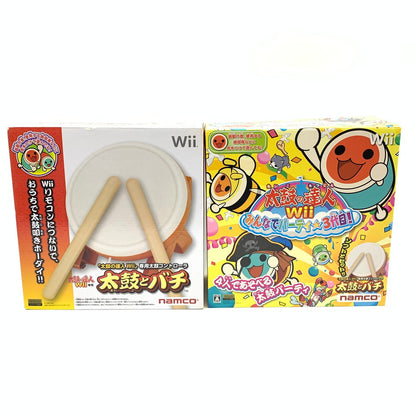 【現状渡し品】 太鼓の達人 Wii みんなでﾊﾟｰﾃｨ ☆3代目! 太鼓とﾊﾞﾁ 同梱版 (ACT) ゲーム 028-250924-mo-01-fur 万代Net店