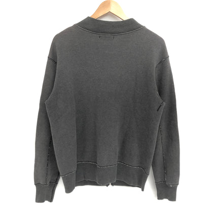 【中古品】【メンズ】 PAUL SMITH ポール・スミス RED EAR ジップスウェット ブルゾン 長袖 トップス 古着 141-261028-rs-02-fur サイズ：M カラー：チャコール系 万代Net店