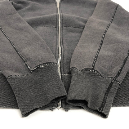 【中古品】【メンズ】 PAUL SMITH ポール・スミス RED EAR ジップスウェット ブルゾン 長袖 トップス 古着 141-261028-rs-02-fur サイズ：M カラー：チャコール系 万代Net店