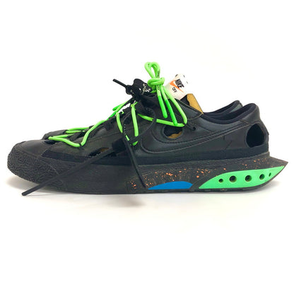 【中古品】【メンズ】 NIKE ナイキ × Off-White オフホワイト BLAZER LOW 77 "Black and Electro Green" DH7863-001 ブレーザー ロー スニーカー シューズ 靴 160-250609-rs-06-fur サイズ：28.5cm US 10.5 カラー：ブラック/グリーン 万代Net店