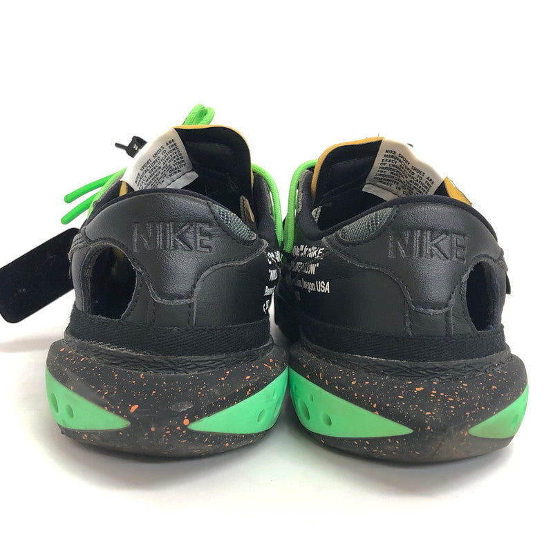 【中古品】【メンズ】 NIKE ナイキ × Off-White オフホワイト BLAZER LOW 77 "Black and Electro Green" DH7863-001 ブレーザー ロー スニーカー シューズ 靴 160-250609-rs-06-fur サイズ：28.5cm US 10.5 カラー：ブラック/グリーン 万代Net店