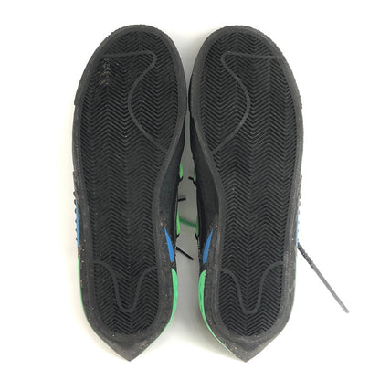 【中古品】【メンズ】 NIKE ナイキ × Off-White オフホワイト BLAZER LOW 77 "Black and Electro Green" DH7863-001 ブレーザー ロー スニーカー シューズ 靴 160-250609-rs-06-fur サイズ：28.5cm US 10.5 カラー：ブラック/グリーン 万代Net店