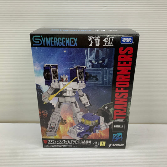 【中古品】 オプティマスプライム TYPE 3式機龍 ゴジラ×トランスフォマー フィギュア 箱あり タカラトミー 055-260914-YT-06-min 万代Net店