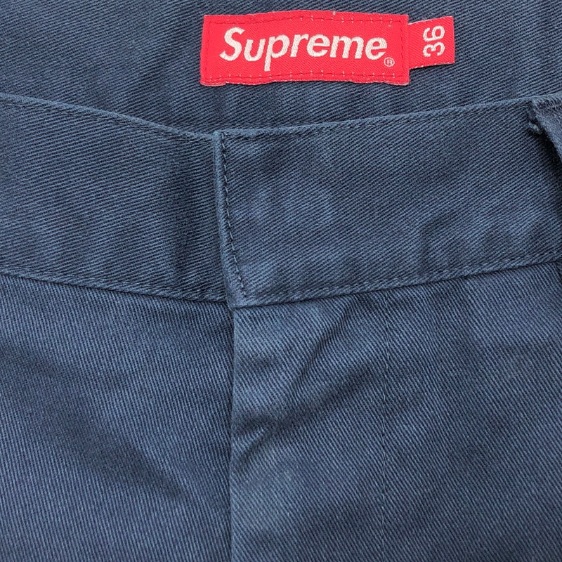 【中古品】【メンズ】 SUPREME シュプリーム WORK PANTS ワークパンツ ボトムス 古着 149-261028-rs-03-fur サイズ：36 カラー：ネイビー 万代Net店