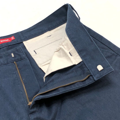 【中古品】【メンズ】 SUPREME シュプリーム WORK PANTS ワークパンツ ボトムス 古着 149-261028-rs-03-fur サイズ：36 カラー：ネイビー 万代Net店