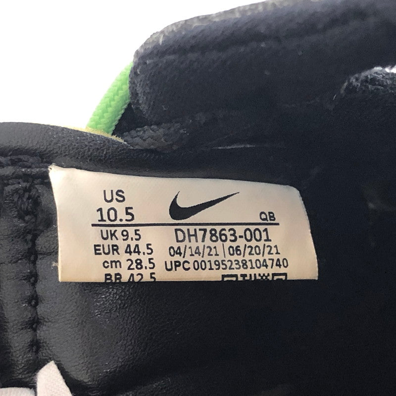 【中古品】【メンズ】 NIKE ナイキ × Off-White オフホワイト BLAZER LOW 77 "Black and Electro Green" DH7863-001 ブレーザー ロー スニーカー シューズ 靴 160-250609-rs-06-fur サイズ：28.5cm US 10.5 カラー：ブラック/グリーン 万代Net店