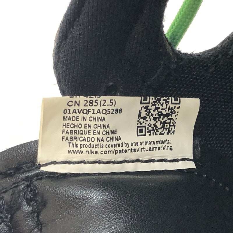 【中古品】【メンズ】 NIKE ナイキ × Off-White オフホワイト BLAZER LOW 77 "Black and Electro Green" DH7863-001 ブレーザー ロー スニーカー シューズ 靴 160-250609-rs-06-fur サイズ：28.5cm US 10.5 カラー：ブラック/グリーン 万代Net店